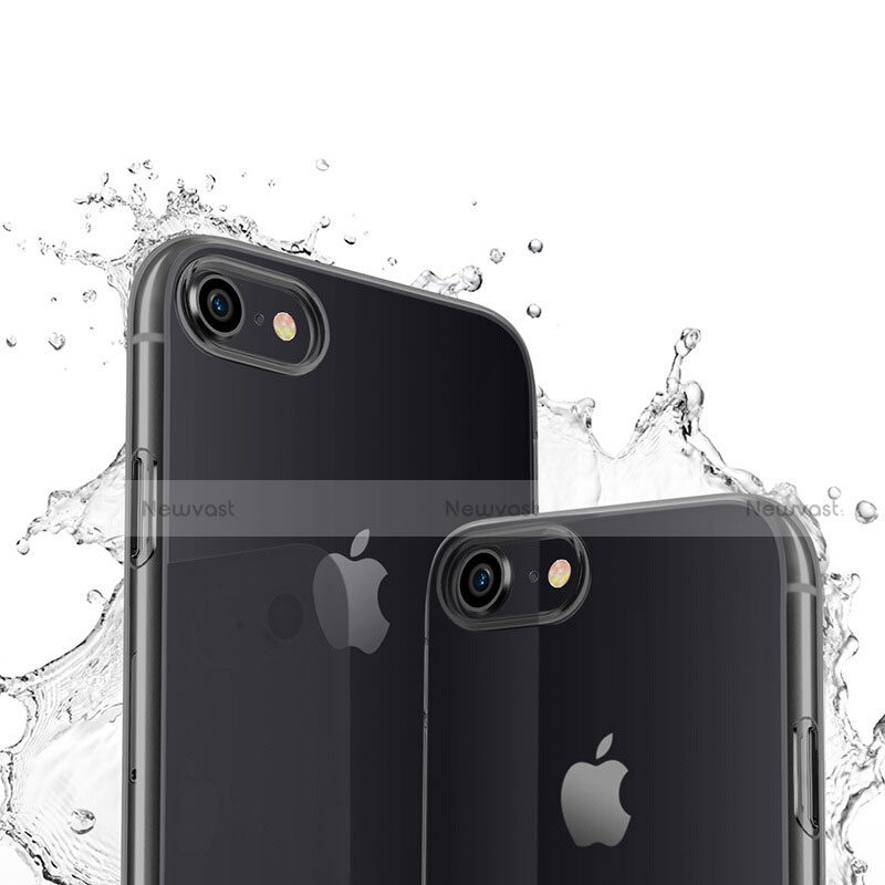 Ultra-thin Transparent TPU Soft Case for Apple iPhone 7 Black