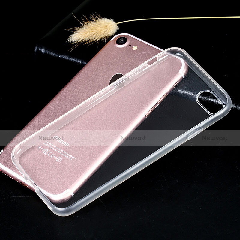 Ultra-thin Transparent TPU Soft Case for Apple iPhone 7 White