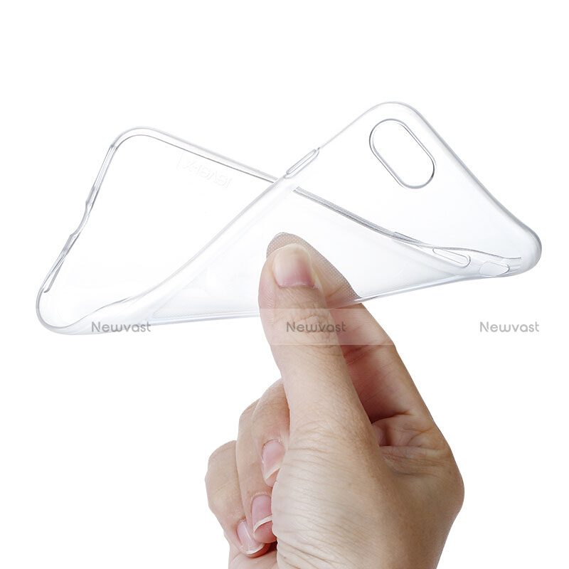 Ultra-thin Transparent TPU Soft Case for Apple iPhone 7 White