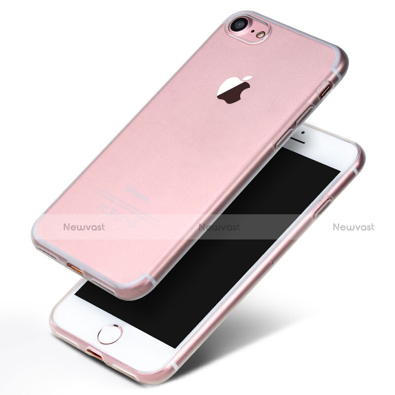 Ultra-thin Transparent TPU Soft Case for Apple iPhone 7 White