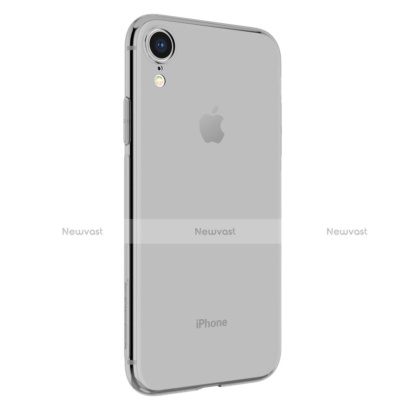 Ultra-thin Transparent TPU Soft Case for Apple iPhone XR Gray