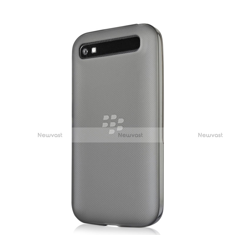 Ultra-thin Transparent TPU Soft Case for Blackberry Classic Q20 Gray