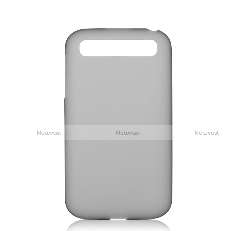 Ultra-thin Transparent TPU Soft Case for Blackberry Classic Q20 Gray