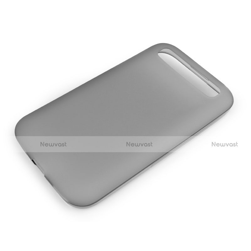 Ultra-thin Transparent TPU Soft Case for Blackberry Classic Q20 Gray