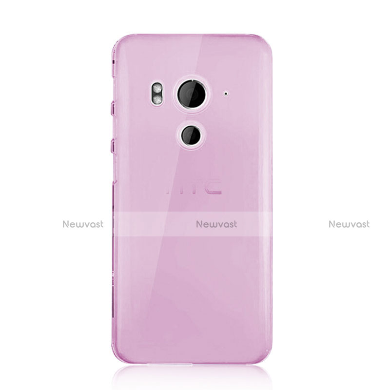 Ultra-thin Transparent TPU Soft Case for HTC Butterfly 3 Pink