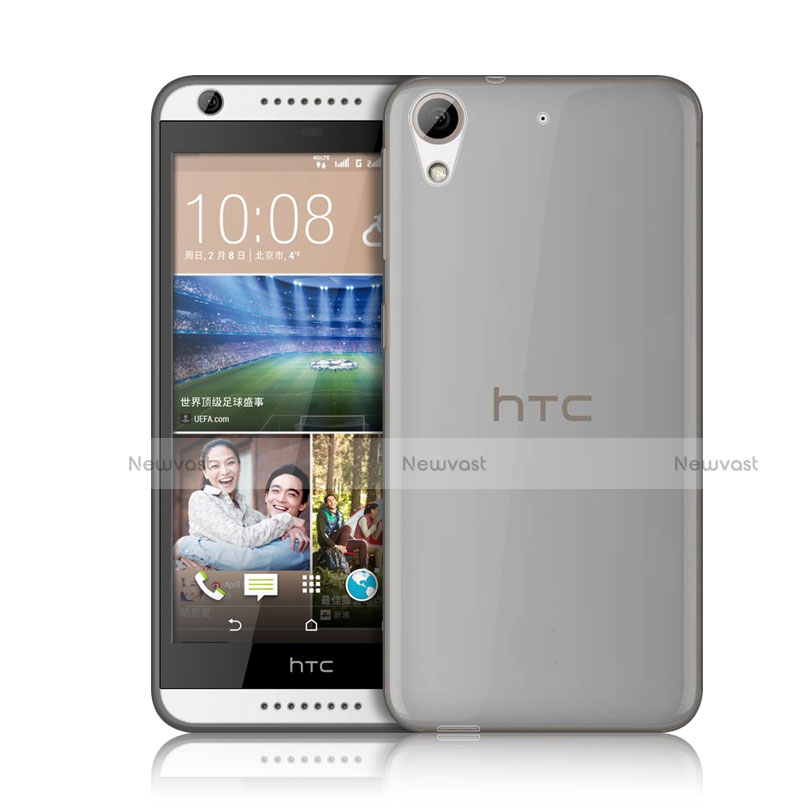 Ultra-thin Transparent TPU Soft Case for HTC Desire 626 Gray