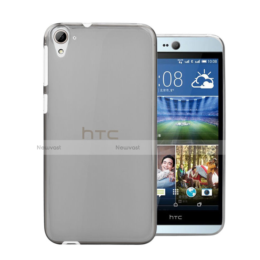 Ultra-thin Transparent TPU Soft Case for HTC Desire 826 826T 826W Gray