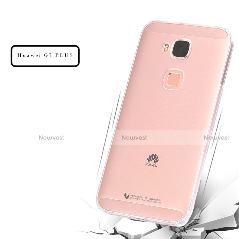 Ultra-thin Transparent TPU Soft Case for Huawei G7 Plus Clear