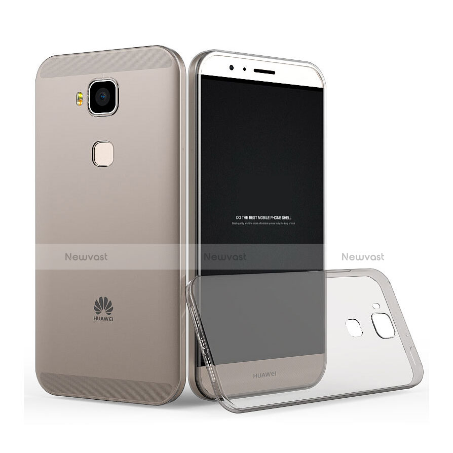 Ultra-thin Transparent TPU Soft Case for Huawei GX8 Gray