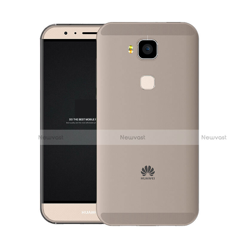 Ultra-thin Transparent TPU Soft Case for Huawei GX8 Gray