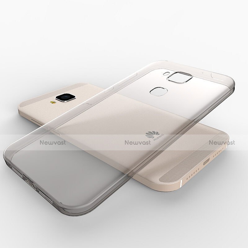 Ultra-thin Transparent TPU Soft Case for Huawei GX8 Gray