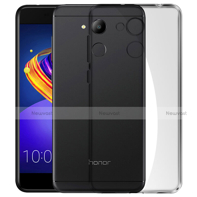 Ultra-thin Transparent TPU Soft Case for Huawei Honor 6C Pro Gray