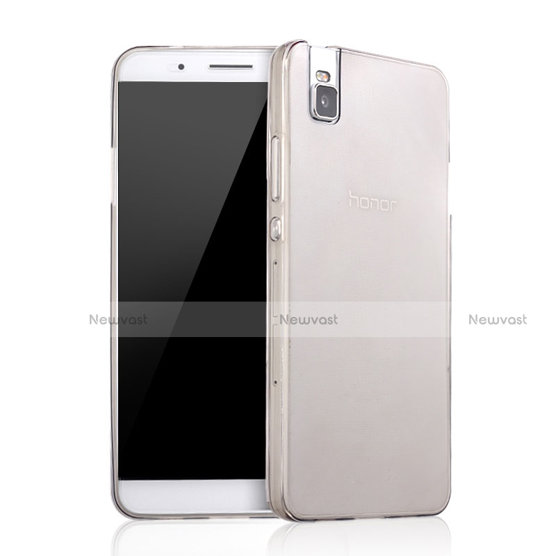 Ultra-thin Transparent TPU Soft Case for Huawei Honor 7i shot X Gray