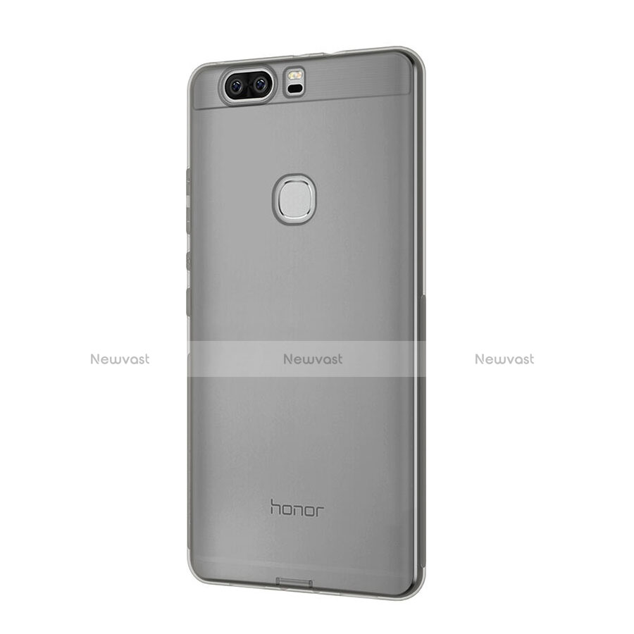 Ultra-thin Transparent TPU Soft Case for Huawei Honor V8 Gray