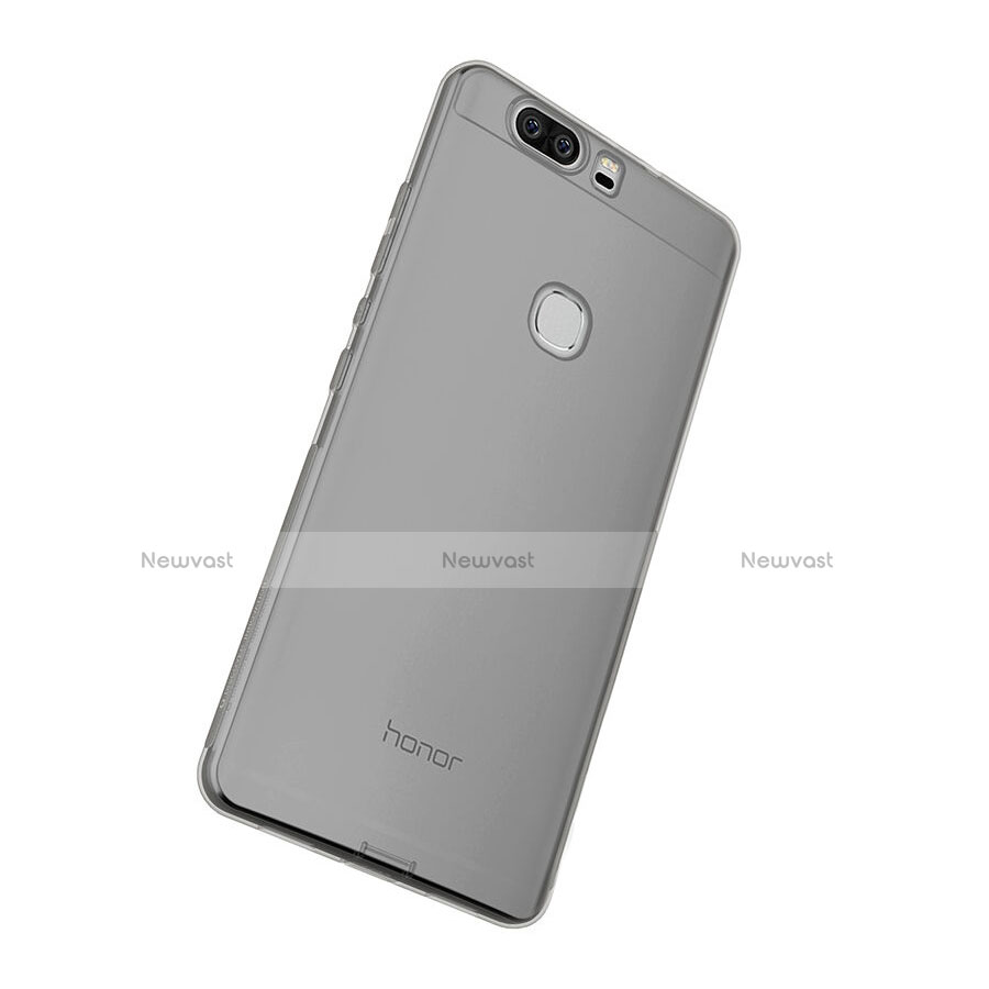 Ultra-thin Transparent TPU Soft Case for Huawei Honor V8 Gray