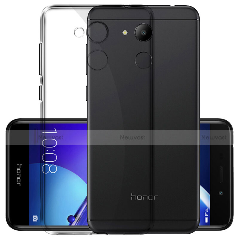 Ultra-thin Transparent TPU Soft Case for Huawei Honor V9 Play Gray