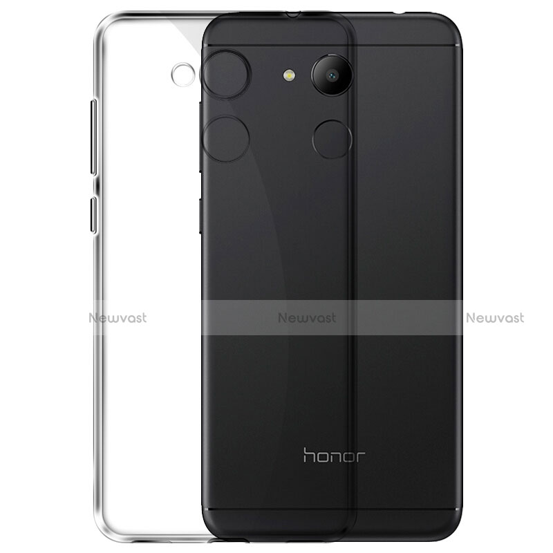 Ultra-thin Transparent TPU Soft Case for Huawei Honor V9 Play Gray