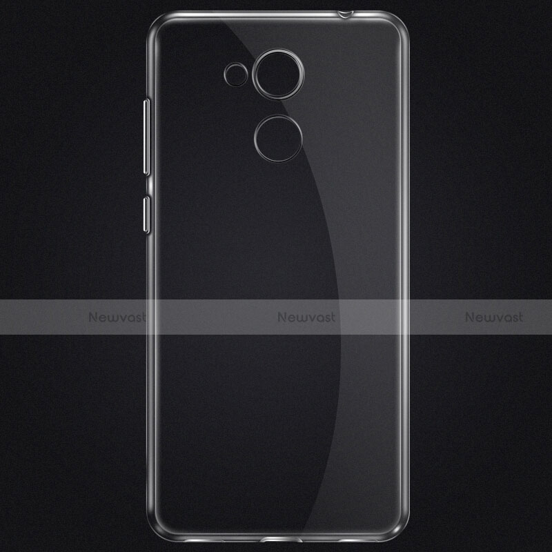 Ultra-thin Transparent TPU Soft Case for Huawei Honor V9 Play Gray