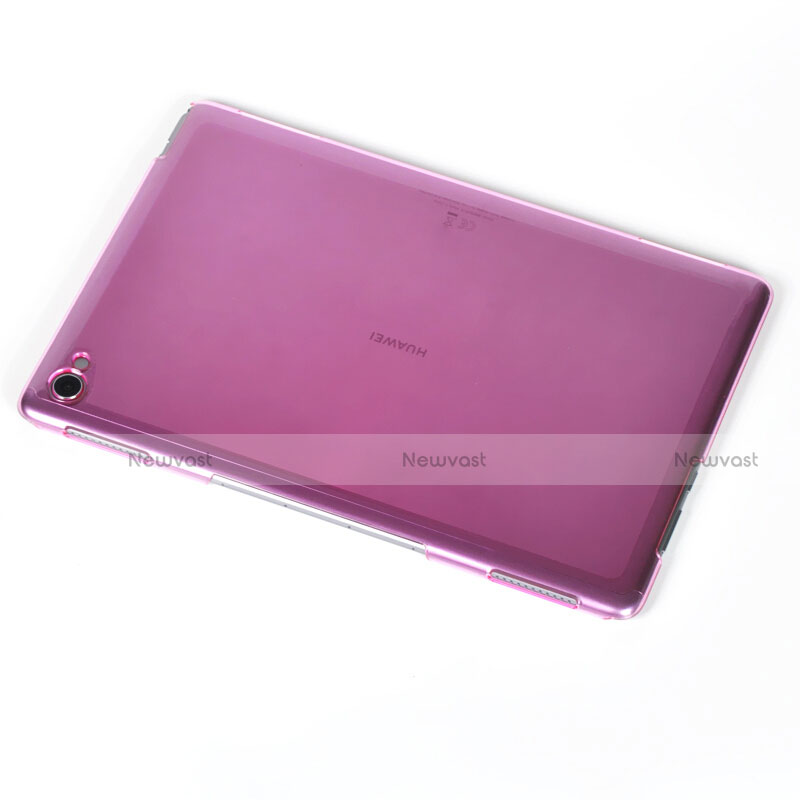 Ultra-thin Transparent TPU Soft Case for Huawei MediaPad C5 10 10.1 BZT-W09 AL00 Pink