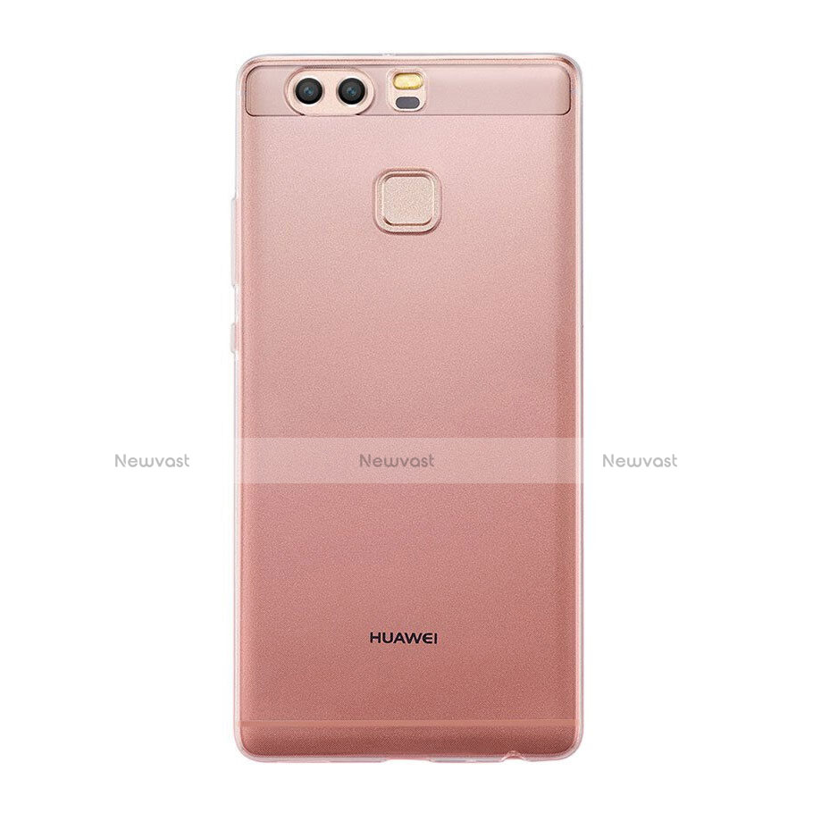 Ultra-thin Transparent TPU Soft Case for Huawei P9 Plus Rose Gold