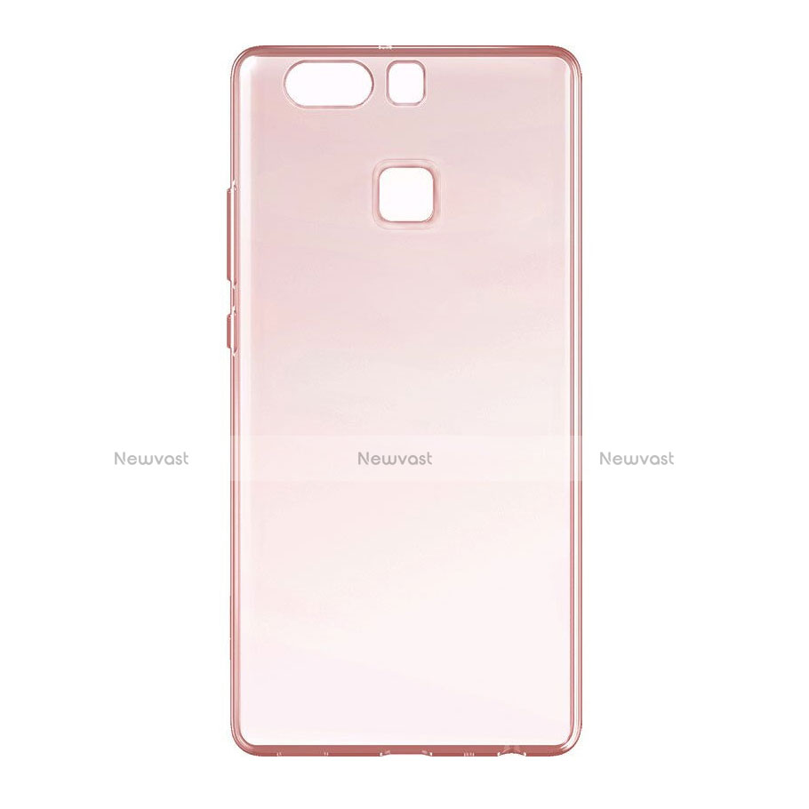 Ultra-thin Transparent TPU Soft Case for Huawei P9 Plus Rose Gold