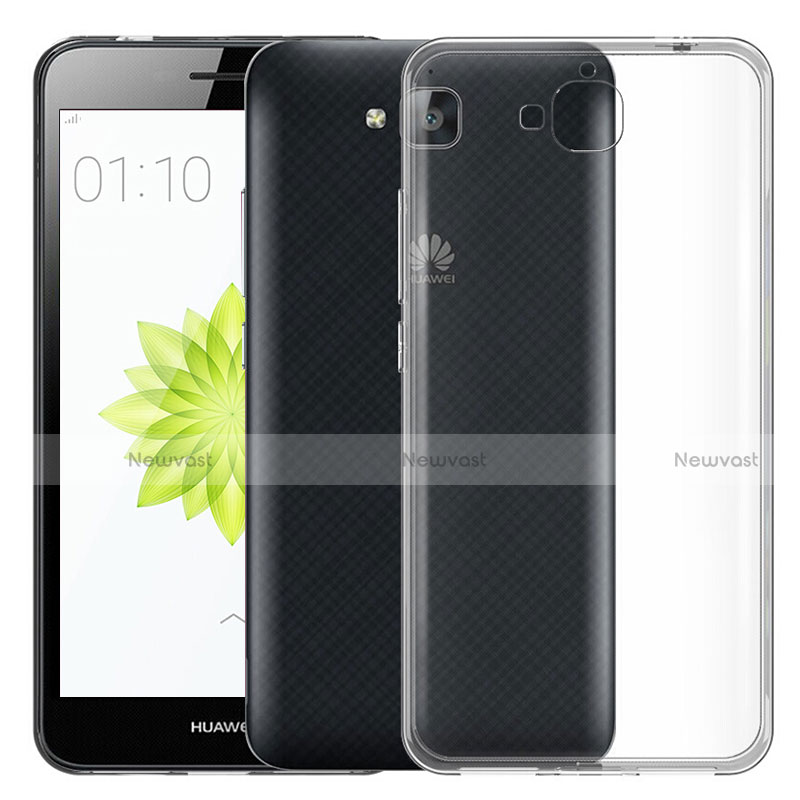 Ultra-thin Transparent TPU Soft Case for Huawei Y6 Pro Clear