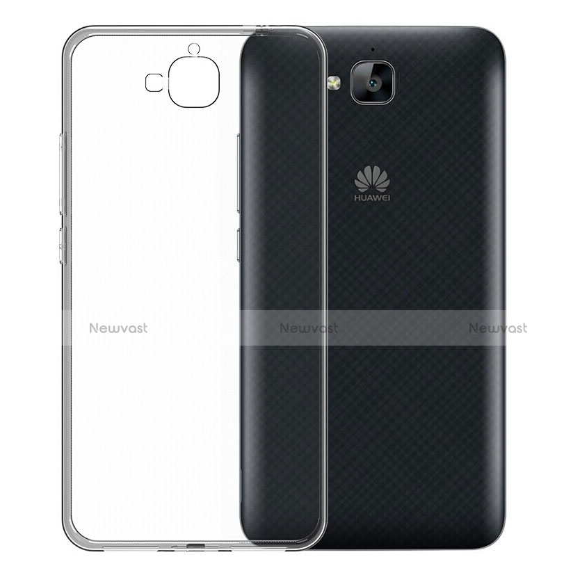 Ultra-thin Transparent TPU Soft Case for Huawei Y6 Pro Clear