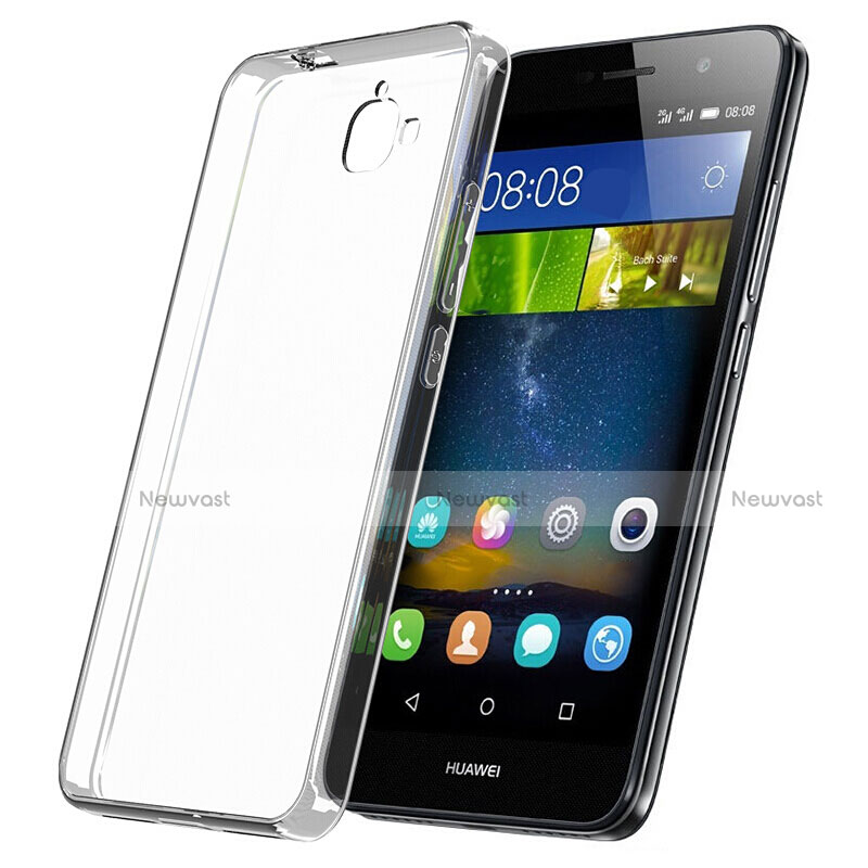 Ultra-thin Transparent TPU Soft Case for Huawei Y6 Pro Clear