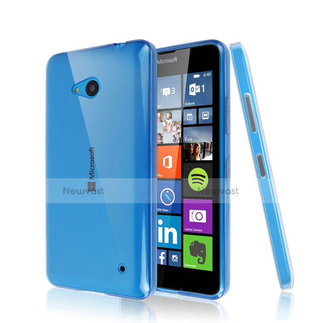 Ultra-thin Transparent TPU Soft Case for Microsoft Lumia 640 Clear