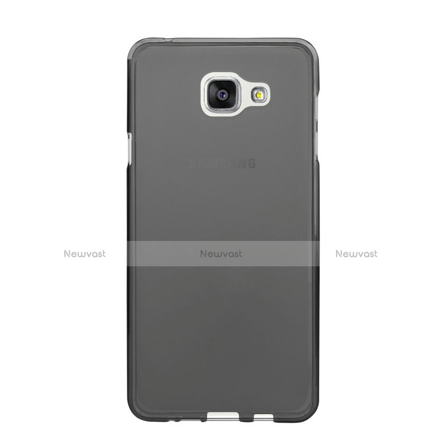 Ultra-thin Transparent TPU Soft Case for Samsung Galaxy A5 (2016) SM-A510F Black