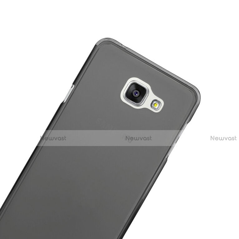 Ultra-thin Transparent TPU Soft Case for Samsung Galaxy A5 (2016) SM-A510F Black