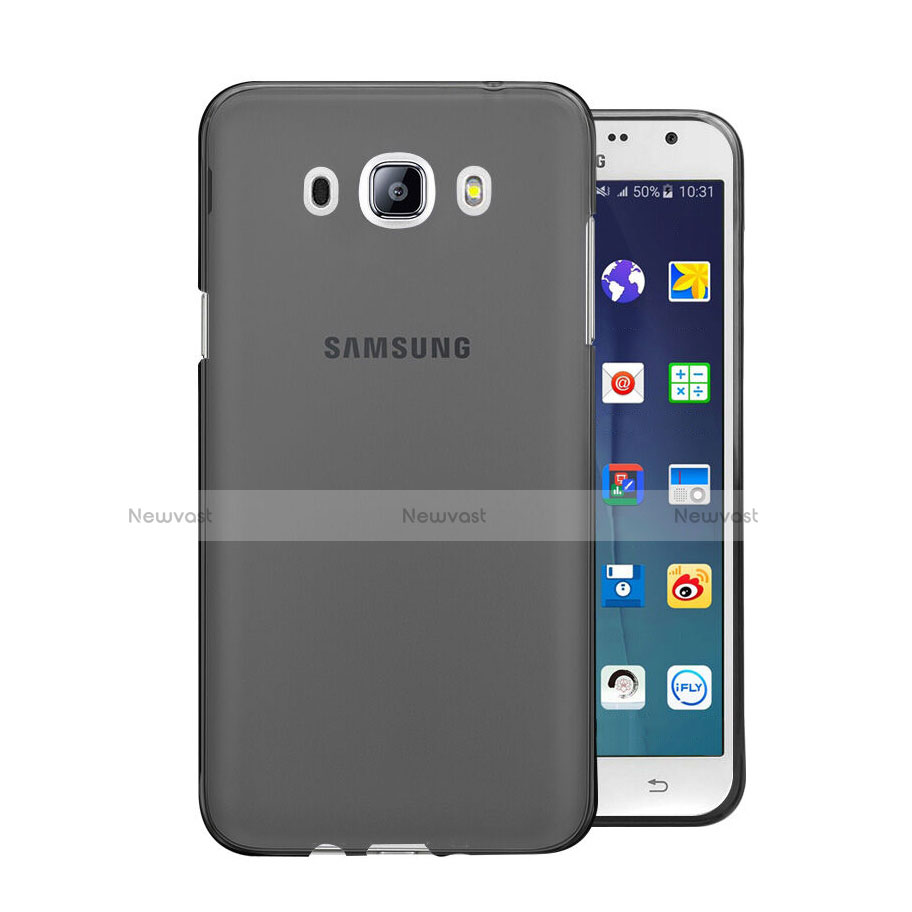 Ultra-thin Transparent TPU Soft Case for Samsung Galaxy J5 (2016) J510FN J5108 Gray