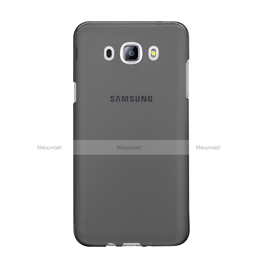 Ultra-thin Transparent TPU Soft Case for Samsung Galaxy J5 Duos (2016) Gray