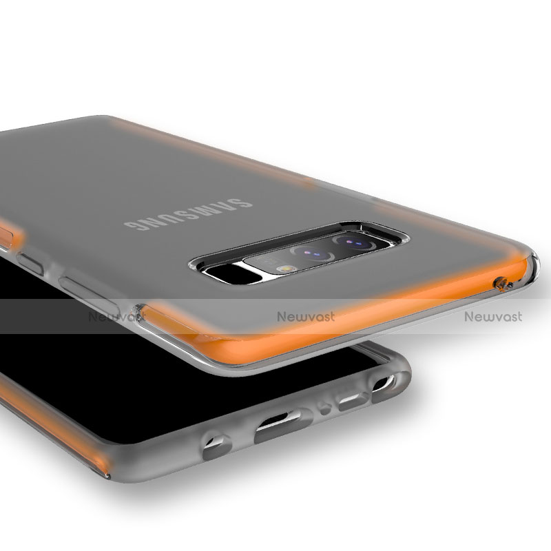 Ultra-thin Transparent TPU Soft Case for Samsung Galaxy Note 8 Orange