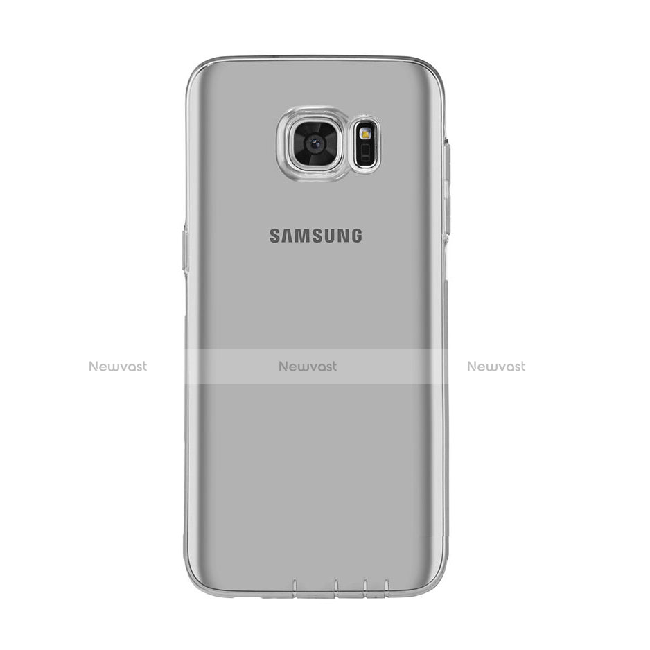 Ultra-thin Transparent TPU Soft Case for Samsung Galaxy S7 Edge G935F Gray