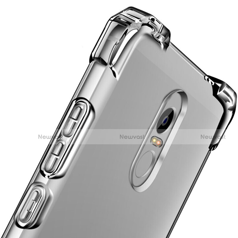 Ultra-thin Transparent TPU Soft Case for Xiaomi Redmi Note 4 Standard Edition Gray