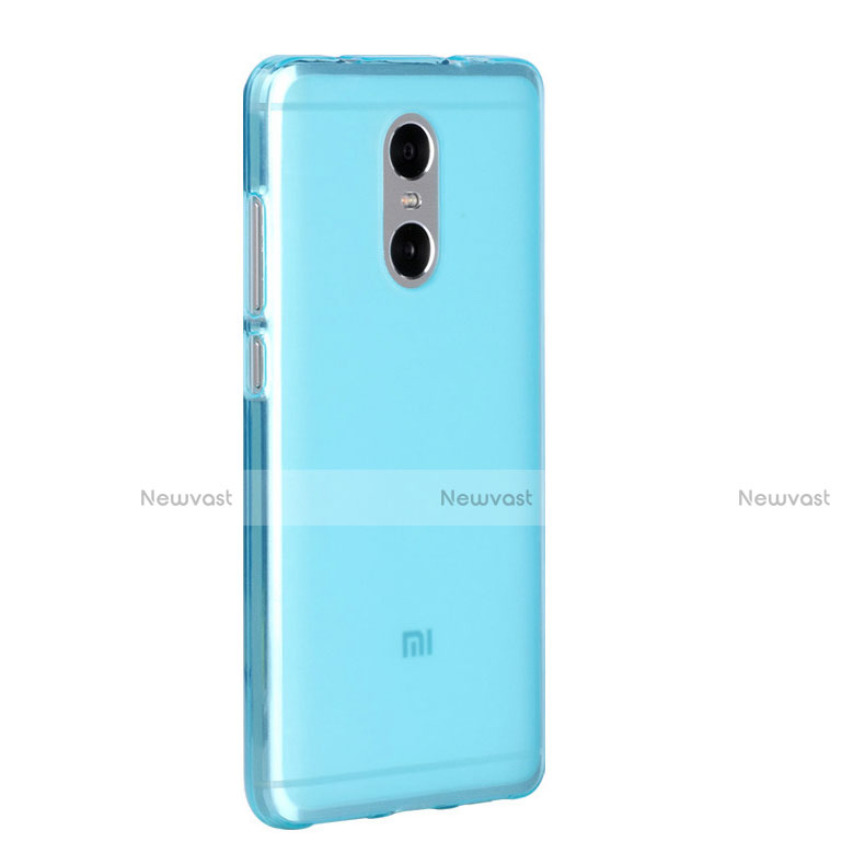 Ultra-thin Transparent TPU Soft Case for Xiaomi Redmi Pro Blue