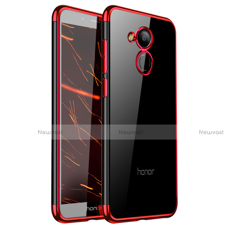 Ultra-thin Transparent TPU Soft Case H01 for Huawei Honor 6A Red