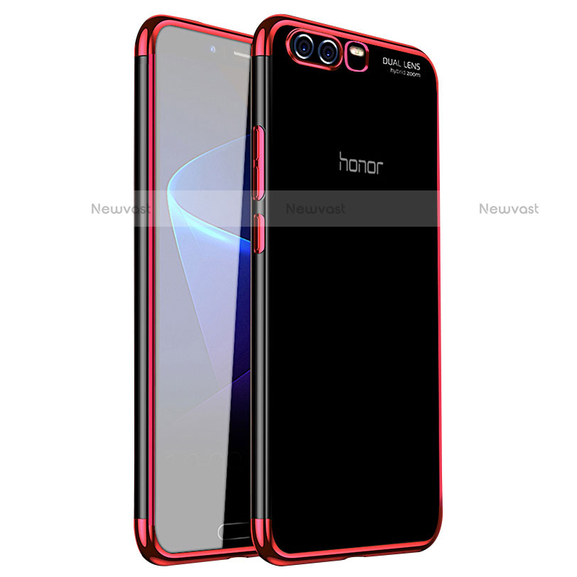 Ultra-thin Transparent TPU Soft Case H01 for Huawei Honor 9 Red