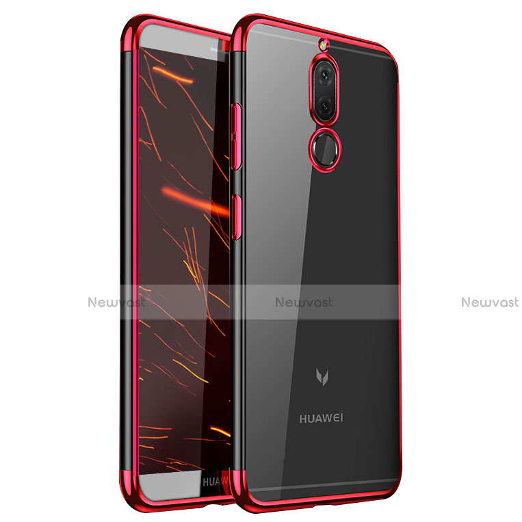 Ultra-thin Transparent TPU Soft Case H01 for Huawei Mate 10 Lite Red