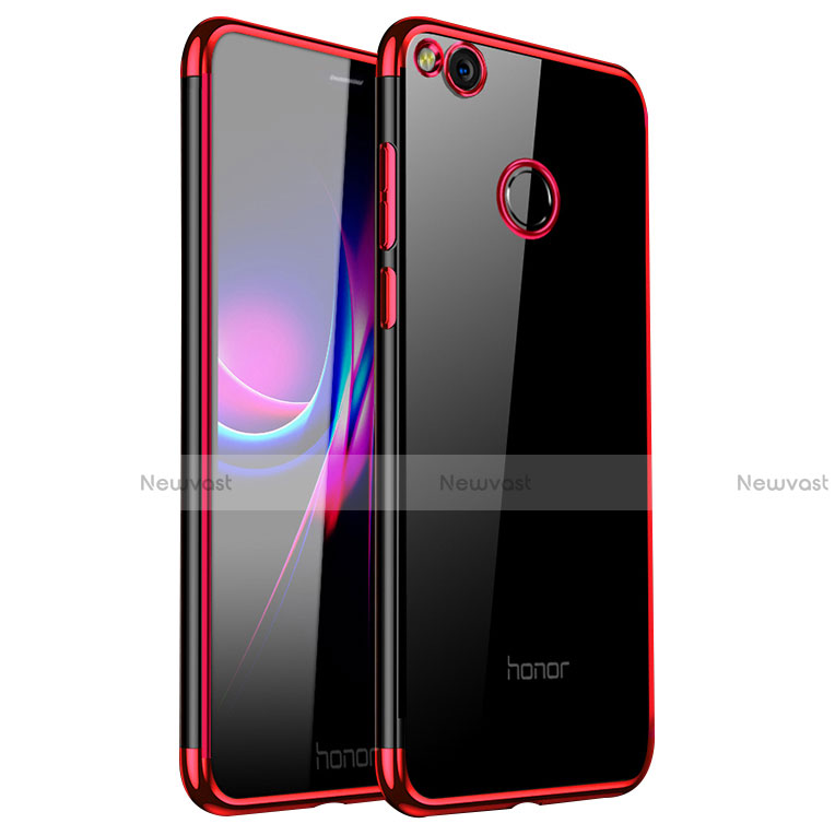 Ultra-thin Transparent TPU Soft Case H01 for Huawei Nova Lite Red