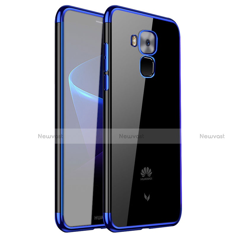 Ultra-thin Transparent TPU Soft Case H01 for Huawei Nova Plus Blue