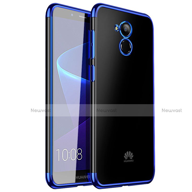 Ultra-thin Transparent TPU Soft Case H01 for Huawei Nova Smart Blue