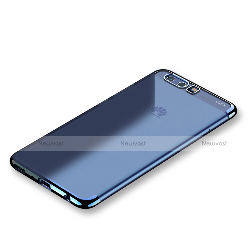 Ultra-thin Transparent TPU Soft Case H01 for Huawei P10 Blue