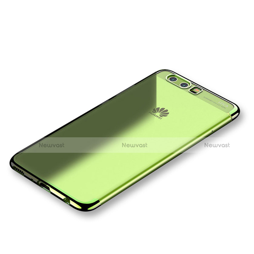 Ultra-thin Transparent TPU Soft Case H01 for Huawei P10 Green