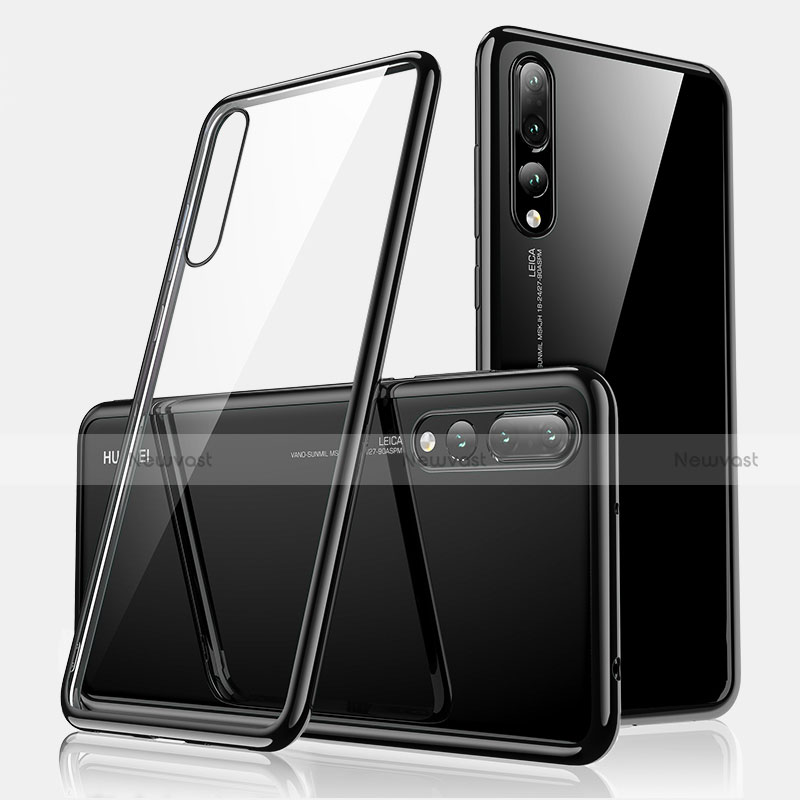 Ultra-thin Transparent TPU Soft Case H01 for Huawei P20 Pro Black