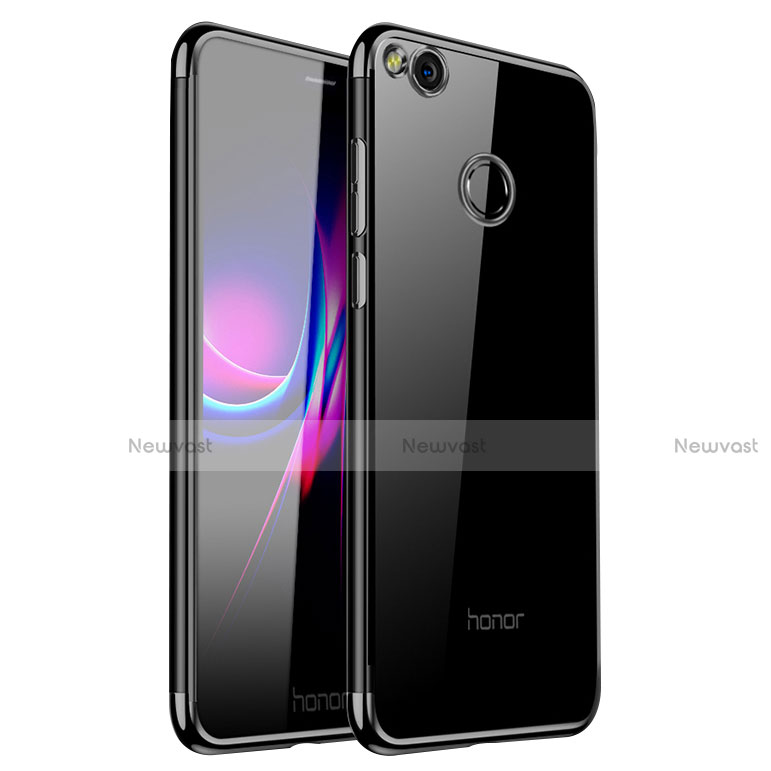 Ultra-thin Transparent TPU Soft Case H01 for Huawei P8 Lite (2017) Black