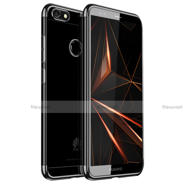 Ultra-thin Transparent TPU Soft Case H01 for Huawei P9 Lite Mini Black