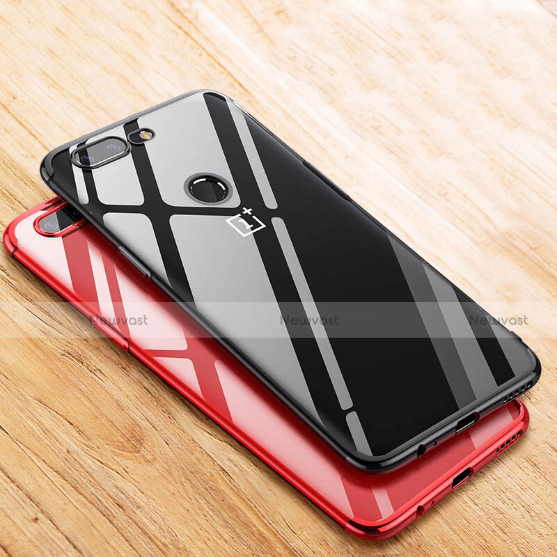 Ultra-thin Transparent TPU Soft Case H01 for OnePlus 5T A5010