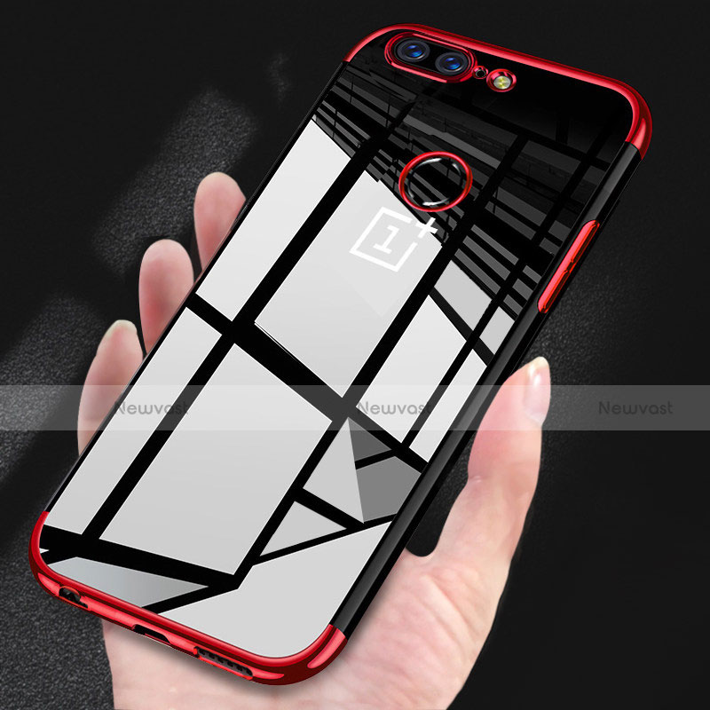 Ultra-thin Transparent TPU Soft Case H01 for OnePlus 5T A5010